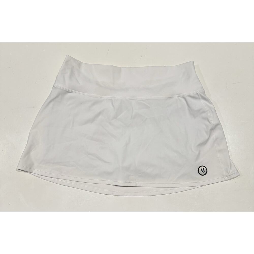 Vuori Womens Volley Skort White Shorts Underneath Tennis Athletic High Waist XL - Picture 2 of 8